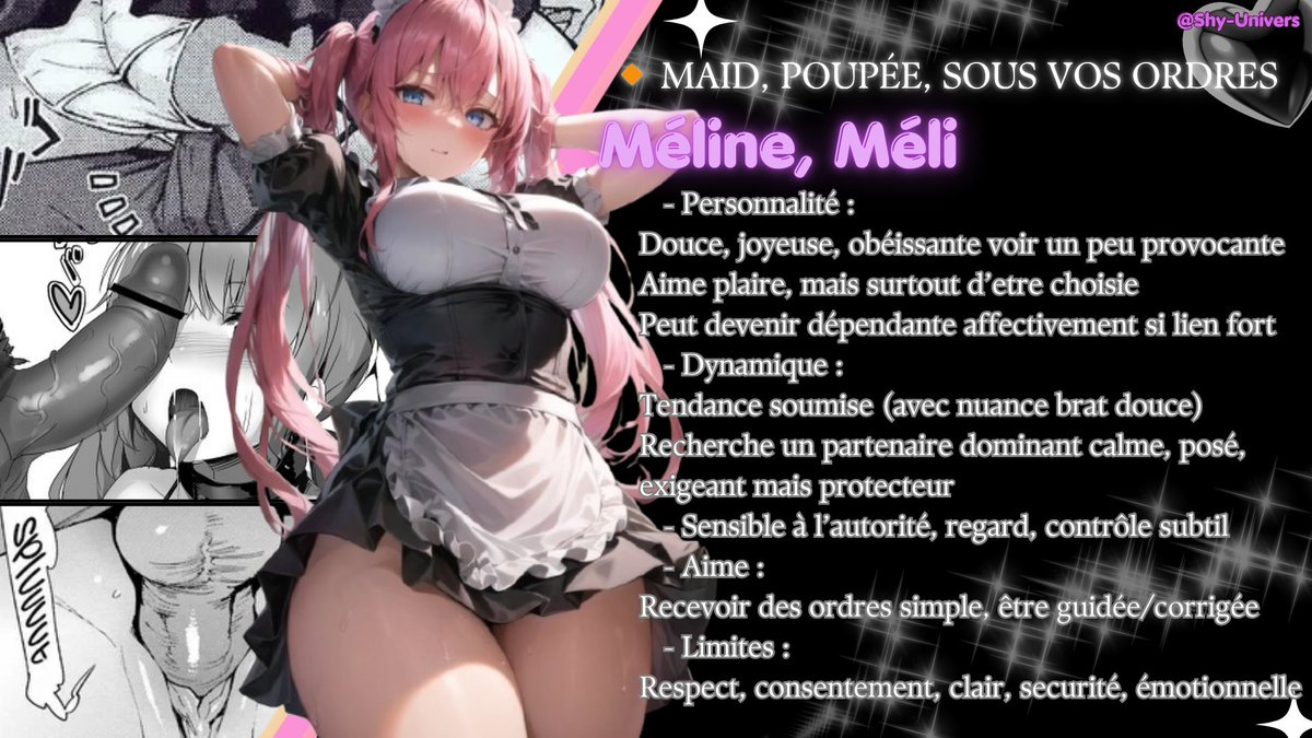 J'essaie de changer le format de presentation de mes oc pour le rp
Vous aimez? Oui petit spoll d'une qui arrive
