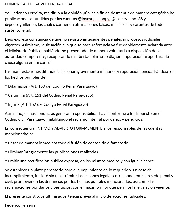 Federico Ferreira 🇵🇾 tweet media