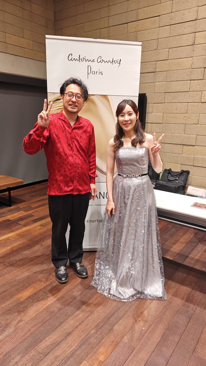 taicha_todd's tweet photo. 4/14(火)は…豊中市立文化芸術センター小ホールにトロンボーンの岡村哲朗さんのソロリサイタルを観に行って参りました。ご盛会おめでとうございます。そしてお誕生日おめでとうございます🎉 いやぁ〜トロンボーン凄かったね。こんなにバンバン吹ける人〜見た事ないわ😱 どこまでも素晴らしい〜🪐 https://t.co/cOAYejas5K