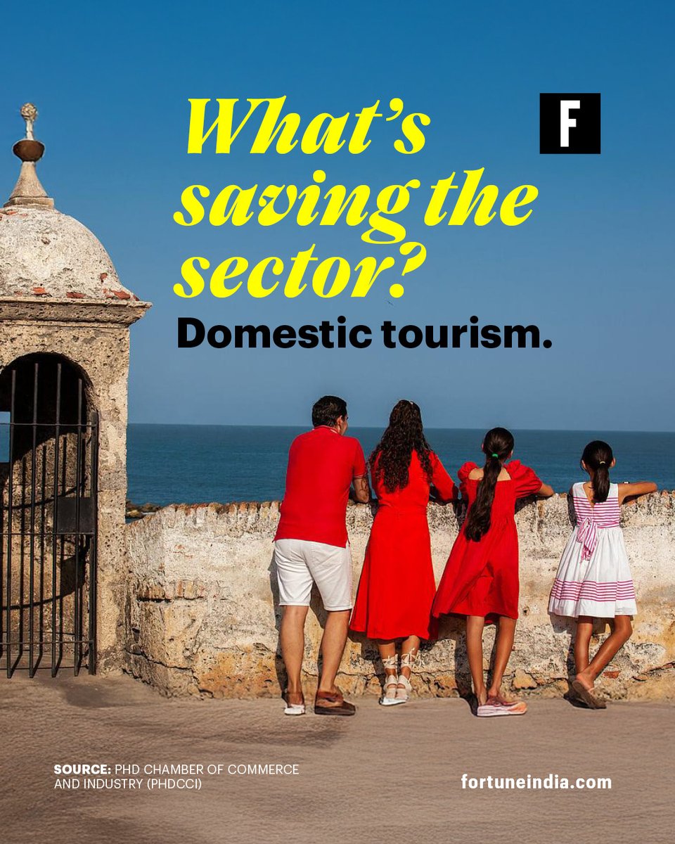 FortuneIndia's tweet image. ✈️ Summer travel just got expensive.

Higher fuel costs, longer flight routes, and rising food prices are hitting aviation and tourism.

But travellers aren’t stopping — they’re switching to short-haul and domestic trips.

#TravelTrends #SummerTravel #Aviation #Tourism