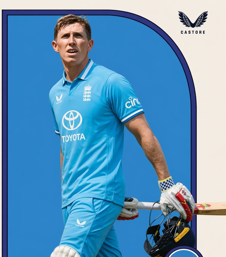 My 🐐❤️ Zak Crawley in new Retro ODI Kit!