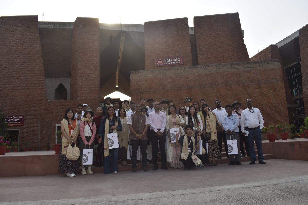 TourismBiharGov's tweet image. The visit further continued with a stop at the Nalanda University, where the global influencer delegation arrived and experienced Bihar’s legacy of learning.

#NalandaUniversity #BiharTourism #IncredibleIndia #ExploreBihar #HeritageOfIndia #LegacyOfLearning #GlobalInfluencers