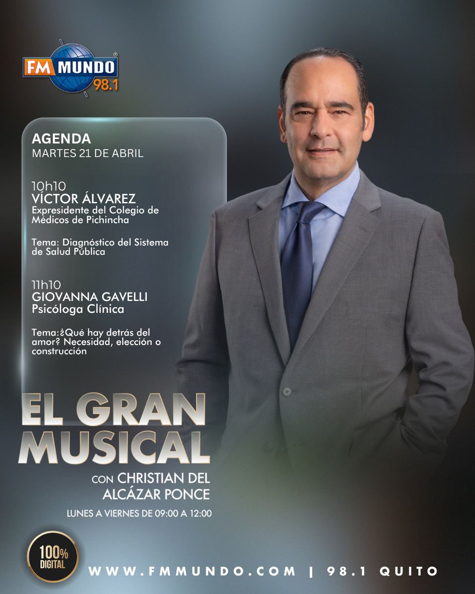 vikmach's tweet photo. Hoy 10 hs estaré en FM MUNDO https://t.co/fYX5rLEOPT