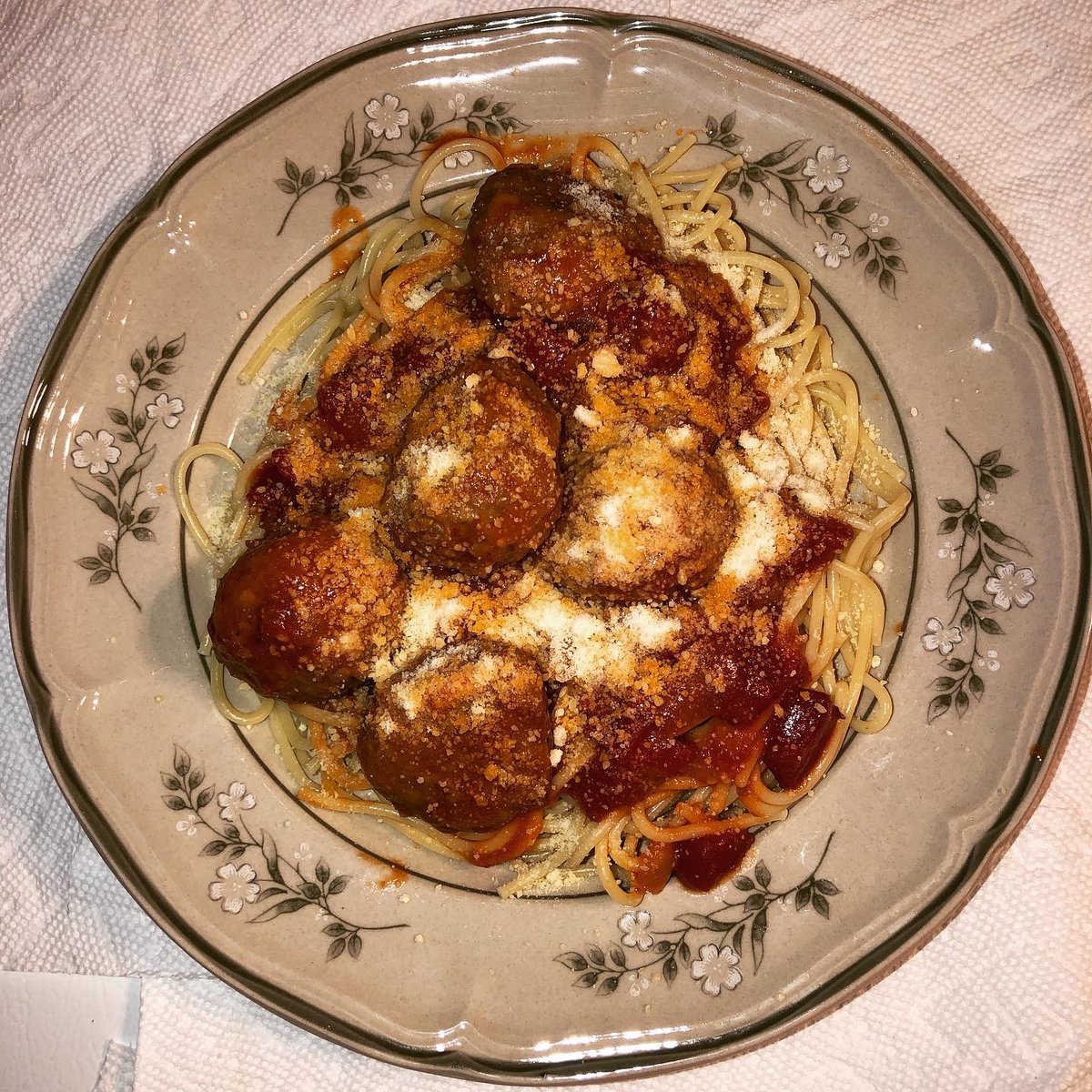 Fujisan765's tweet image. I decided to make Spaghetti with Meatballs. It actually turned out to be better than expected. I even added grated Parmesan cheese to enhance the flavor. #spaghetti #meatballs #pasta #Italianfood #italy