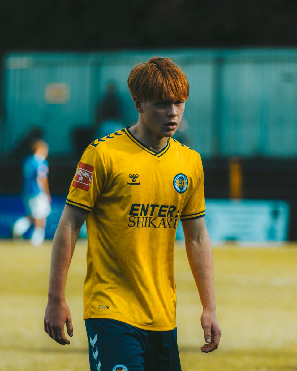 stalbanscityfc's tweet photo. 👏 A big congratulations to Joe Bigg on his recent first-team appearances! 

🌟 Having shone in the academy, Joe has had the opportunity to impress on the big stage; and his hard work has certainly been paying off. 

📈 A prime example of the pathway to the first-team in action. Congratulations, Joe! 

#SACFC 😇
