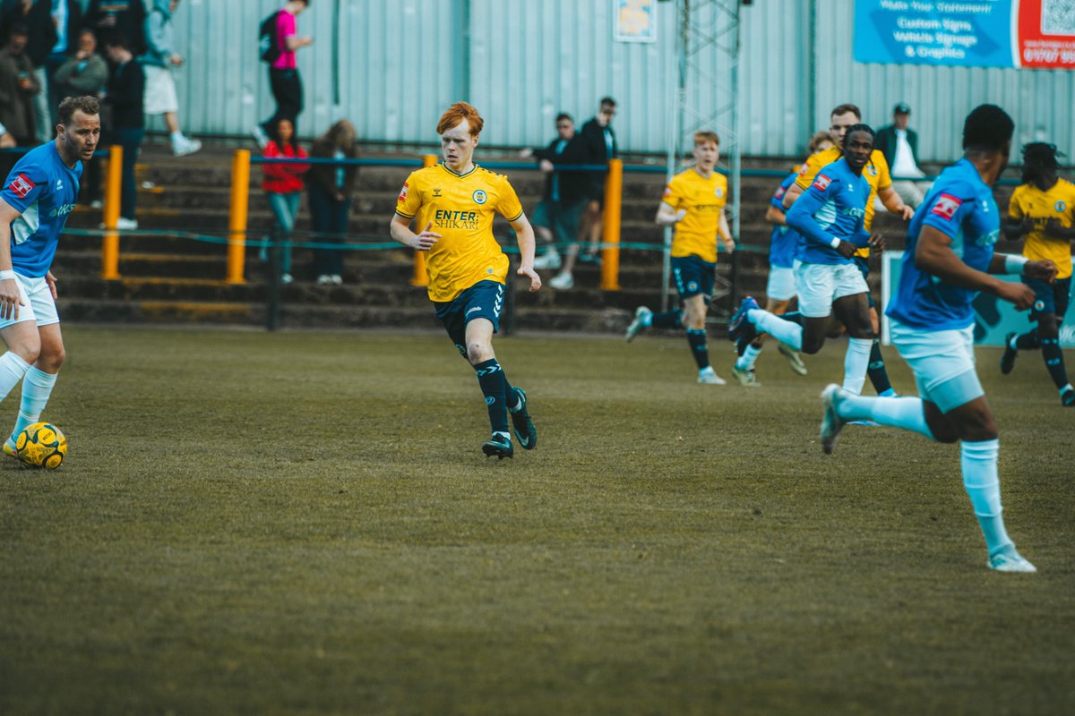 stalbanscityfc's tweet photo. 👏 A big congratulations to Joe Bigg on his recent first-team appearances! 

🌟 Having shone in the academy, Joe has had the opportunity to impress on the big stage; and his hard work has certainly been paying off. 

📈 A prime example of the pathway to the first-team in action. Congratulations, Joe! 

#SACFC 😇