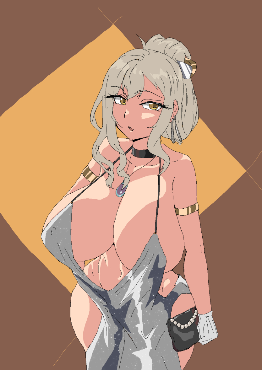 ああいうタイプのラグジュアリードレスを着てほちい 