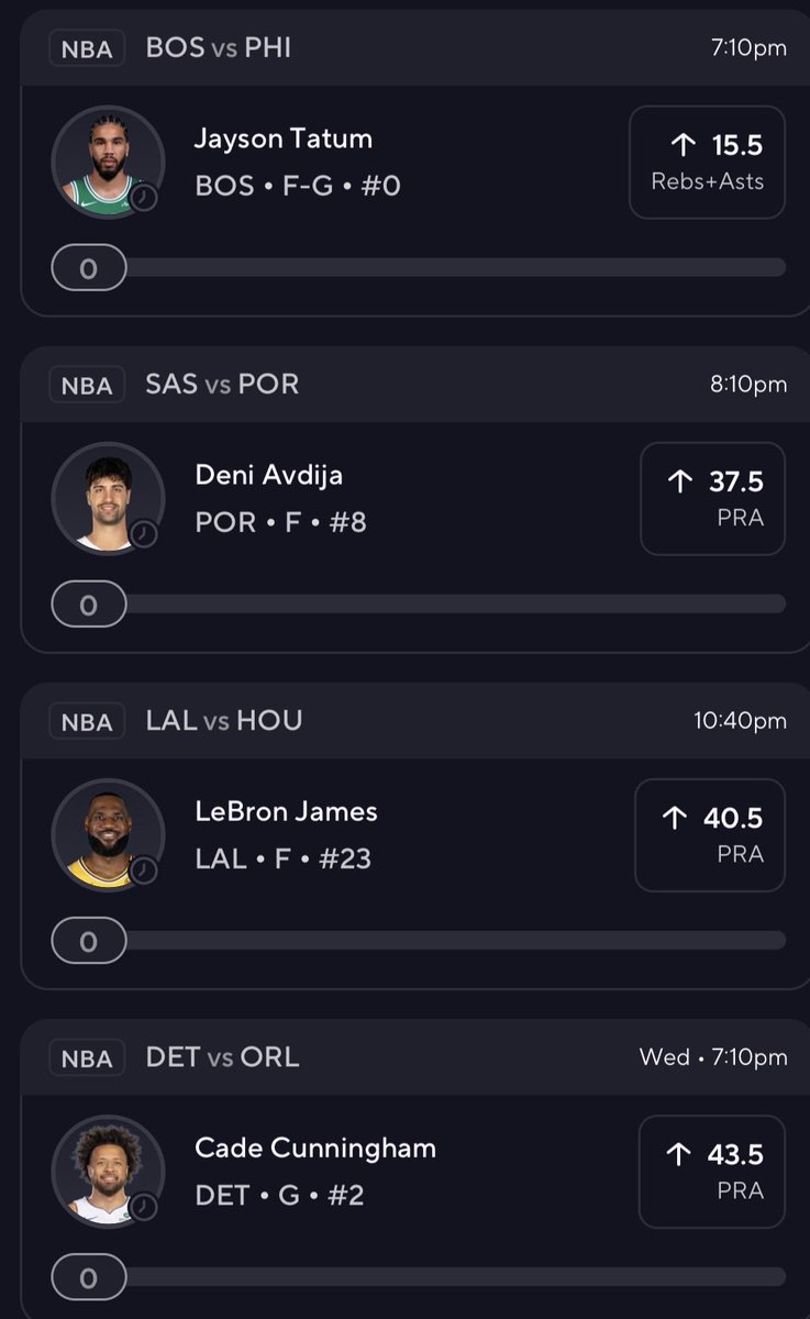 Goattt0512's tweet image. 🔥🔥 Just a pure wagon slip for today’s playoff games , I see Bron still getting his r+a but scoring a little more to try to go up 2-0 in the series and other 3 🐎 #nba #playoffs #lebron #lakers #prizepicks
