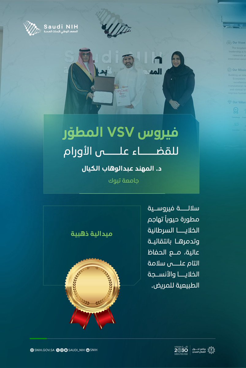 المعهد الوطني لأبحاث الصحة | Saudi NIH tweet media