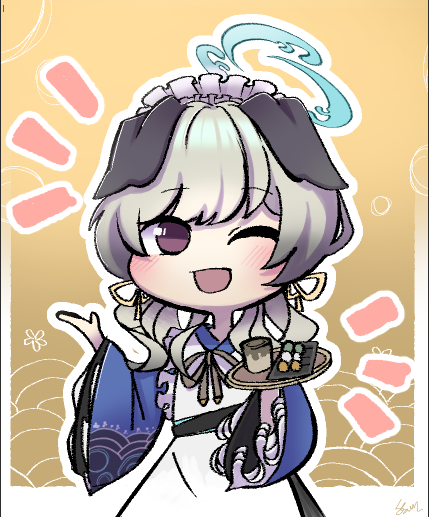 I drew!
#里浜ウミカ
#BlueArchive
#ブルアカ