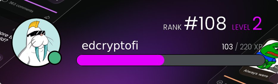 EdCriptoFi's tweet image. Be the voice, stay active on @voicehavefun Social Camp!

Have you claimed your #OG role already?
voice.fun/socialcamp/EdC…

Join the Discord:
discord.gg/NpPHdj8E