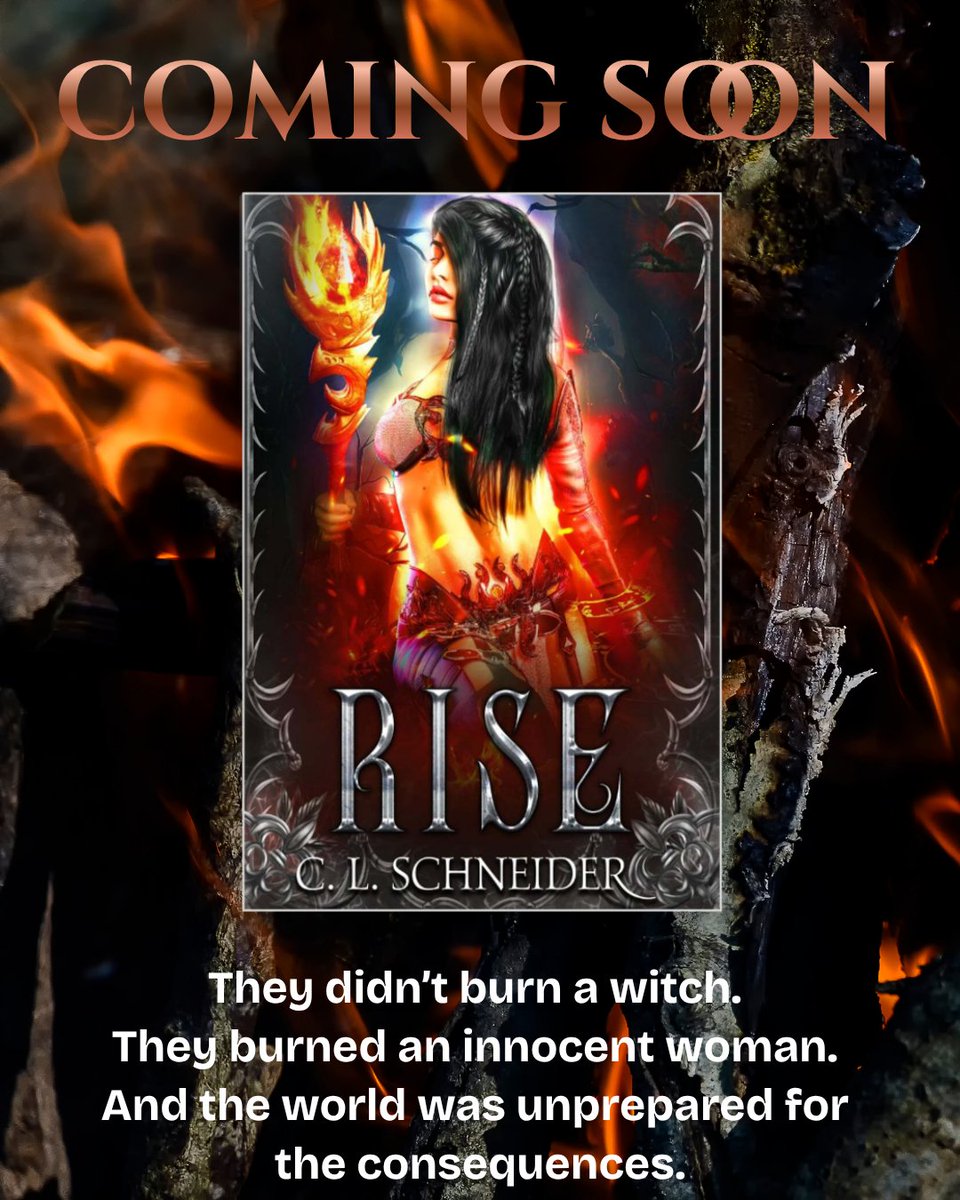 cl_schneider's tweet image. 🔥🔥 COMING SOON  🔥🔥

Rise: a story of forbidden love, a desperate vow, and the darkest of magic, told from the POV of multiple women through multiple time periods.  

Look for a pre-order link by early next week!  

#darkfantasy #witchy #comingsoon