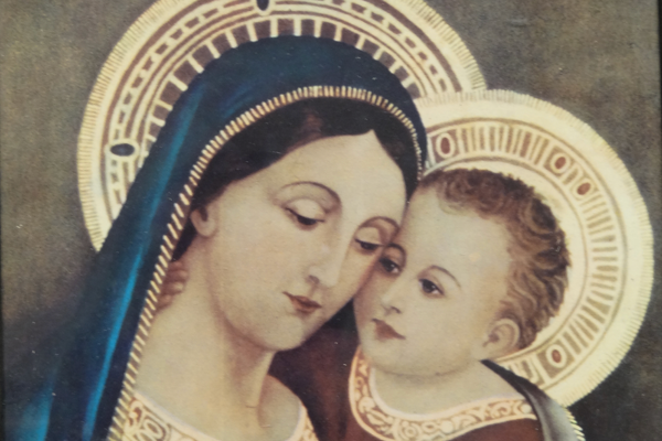 MarianLibraryUD's tweet photo. Augustinians and Marianists both take Mary’s solid advice. Read about Our Lady of Good Counsel: https://t.co/7BlbJHBVXJ https://t.co/V1Lgcnrhd7