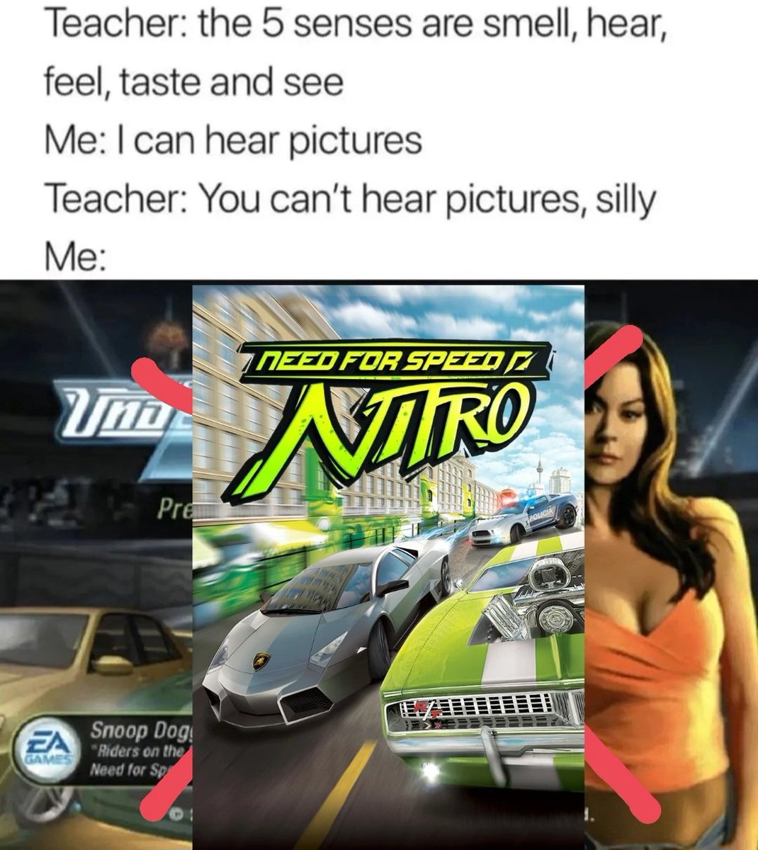 Weird NFS Content tweet media