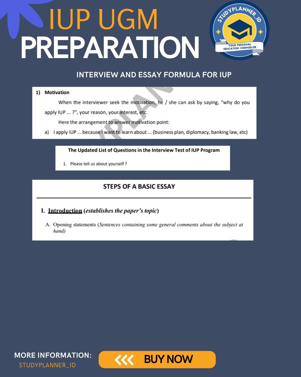 MENTORING PTN-JUAL SOAL IUP UGM/IUP ITB/SIMAK KKI tweet media