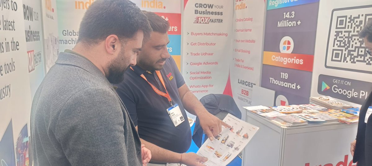b2btradefairs's tweet image. 🚀 Day 2 LIVE at Hannover Messe 2026!

Meet Tradeindia in Germany 🌍

🔥 Opportunities. Networking. Innovation—all in one place!

📅 April 20–24, 2026
🗺️ Hall 17 | Stall F 60/2

🤝 Let’s connect &amp;amp; grow globally!
💬 Visiting today? Tell us!

#HannoverMesse2026 #B2B #Networking