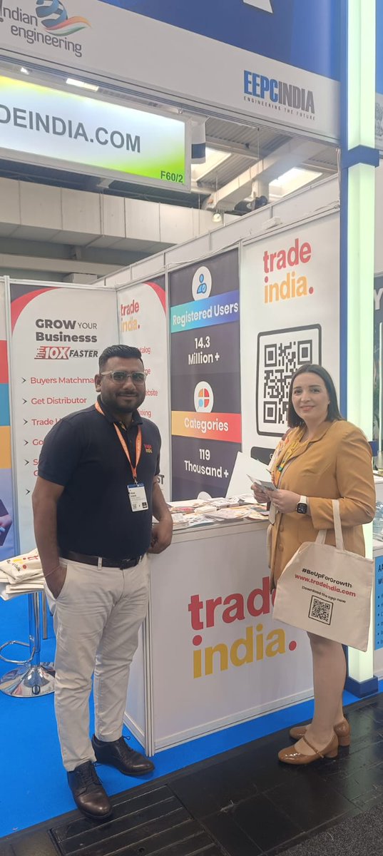 b2btradefairs's tweet image. 🚀 Day 2 LIVE at Hannover Messe 2026!

Meet Tradeindia in Germany 🌍

🔥 Opportunities. Networking. Innovation—all in one place!

📅 April 20–24, 2026
🗺️ Hall 17 | Stall F 60/2

🤝 Let’s connect &amp;amp; grow globally!
💬 Visiting today? Tell us!

#HannoverMesse2026 #B2B #Networking