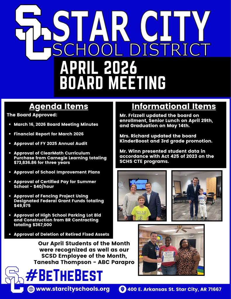 Star City School District tweet media