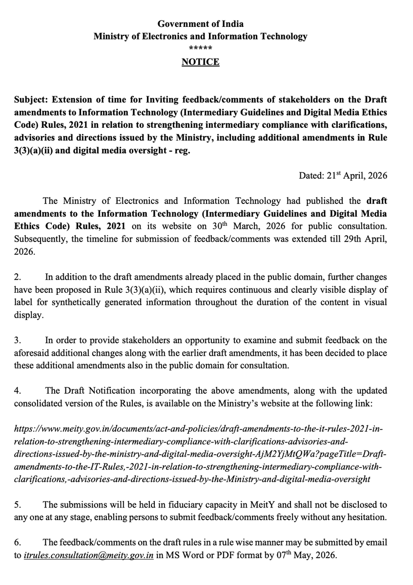 Internet Freedom Foundation (IFF) tweet media