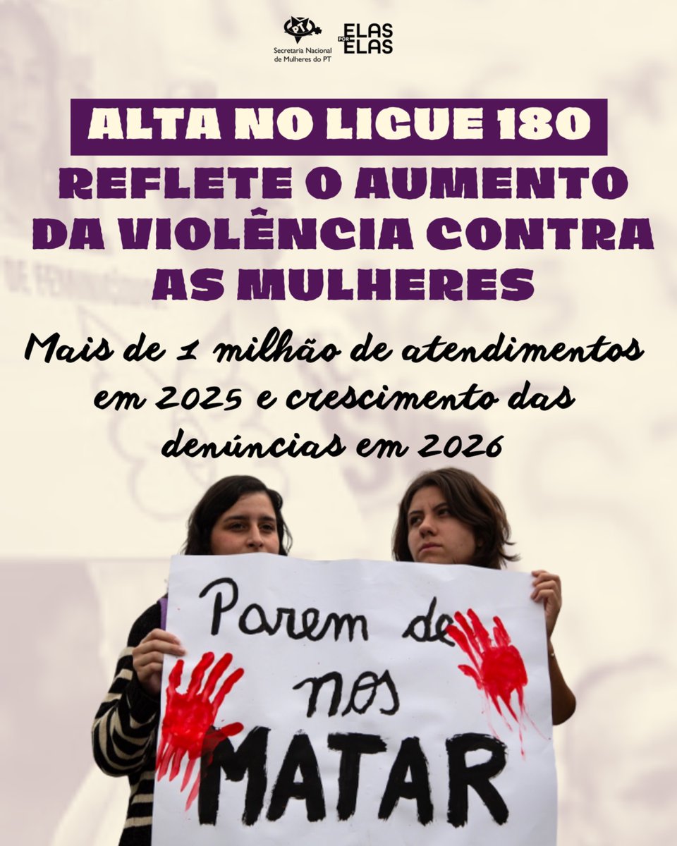Secretaria Nacional de Mulheres do PT tweet media