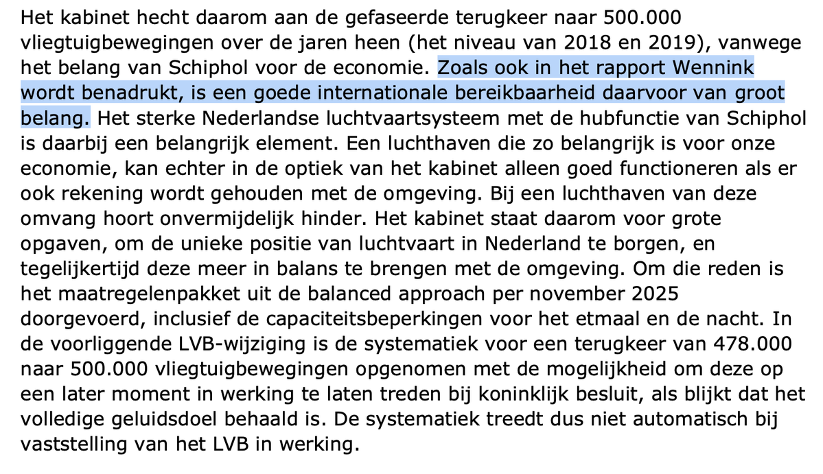 renelukassen's tweet image. N schermen met t rapport van Wennink blijft ook bijzonder, als je bedenkt dat de goede internationale bereikbaarheid van Nederland door n #schiphol met 296.000 vluchten per jaar al is verzekerd. #klm [vgl. : x.com/renelukassen/s…]