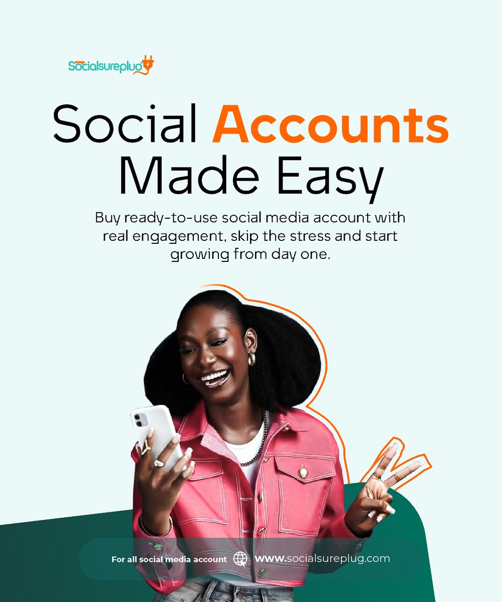 SocialSurePlug's tweet photo. Stop starting from zero.

Buy ready-to-use accounts with real engagement and start posting immediately.

Everything you need, in one place.

🌐 https://t.co/BsPwpHvK92 https://t.co/3AIXeclWFF