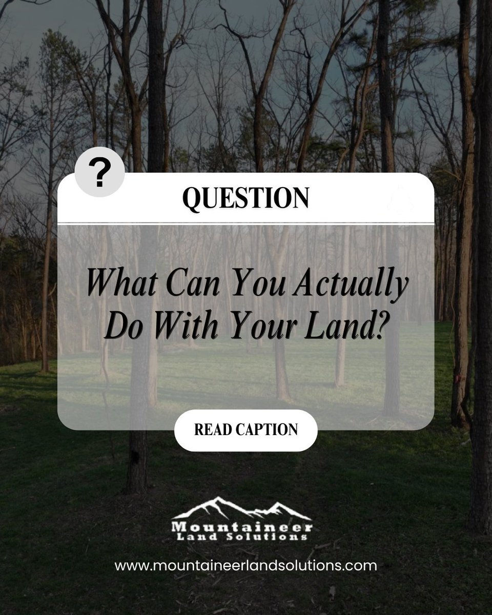 mountaineerland's tweet image. Many landowners don’t realize how much potential their property has.

When land is overgrown, it hides what’s possible.

Explore your options: mountaineerlandsolutions.com

#LandUse #LandClearing #PropertyImprovement #Landowners #LandManagement