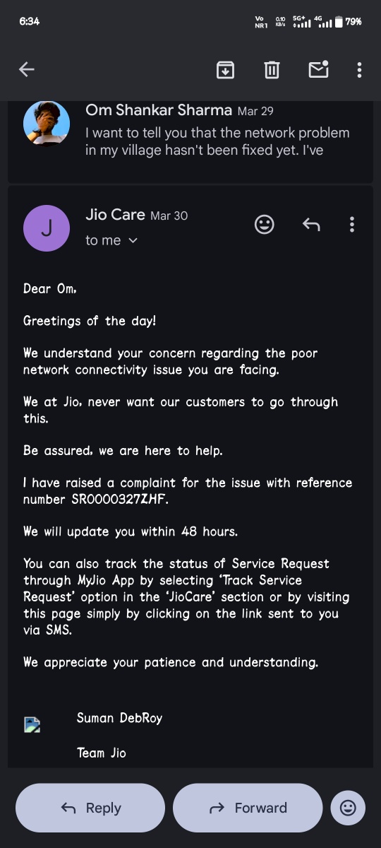 Shashan44746954's tweet image. @JioCare @reliancejio 
 यह एक #स्कैम है हम 5G #recharge करते हैं पर #2G भी नेटवर्क काम नहीं करता है बस रिफ्रेश नंबर भेज देते है कुछ टाइम 5G सही चलता है फिर वही #2G भी नहीं चलता।
ये सब #स्कैम है @TRAI भी साथ दे रहा है इसमें