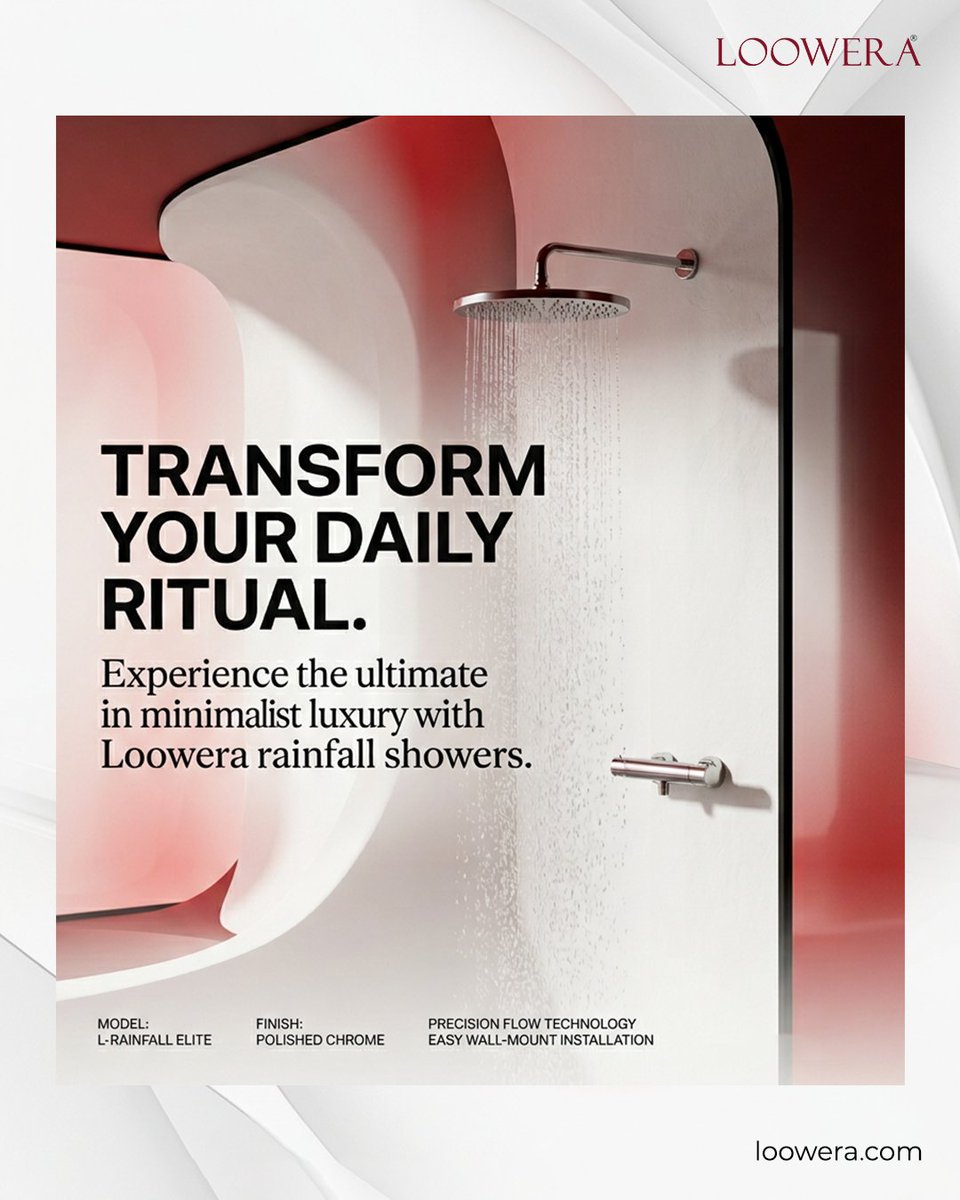 digital_loowera's tweet image. Upgrade your daily ritual into a spa-like experience 🚿✨
Minimal design. Maximum comfort.

#luxurybathroom #modernliving #rainfallshower #minimaldesign #homeupgrade