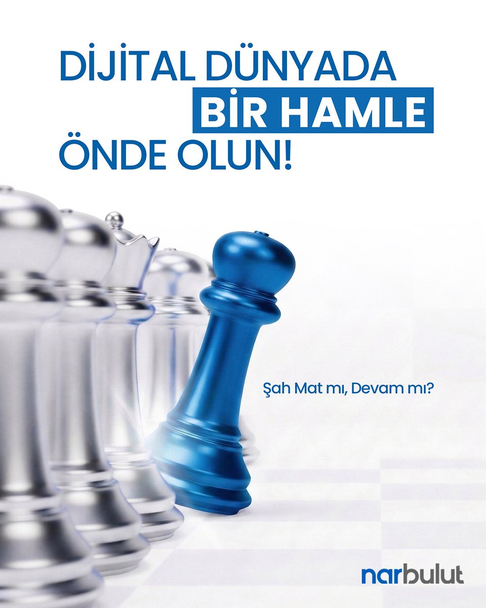 narbuluttr's tweet photo. Peki, sizin verileriniz "Şah Mat" olmaya ne kadar yakın? 🤔

Dijital dönüşüm hızla devam ederken, en değerli varlığınız olan verilerinizi şansa bırakamazsınız. Narbulut, işletmenizi veri kaybı riskine karşı savunma hattının en önüne yerleştirir.

Siz de Narbulut’un güvenli dünyasına geçin, dijital dünyada "Devam" demenin huzurunu yaşayın!

Narbulut ürünleri hakkında detaylı bilgi almak için;
https://t.co/08tNgWrW3q

#CloudSolutions #Narbulut #BusinessSecurity