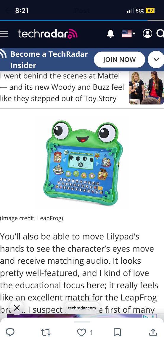 Kenneth_pixar's tweet image. Toy Story 5 explore and learn LilyPad officially being released online on April 26th ! #toystory5 #toystory #disney