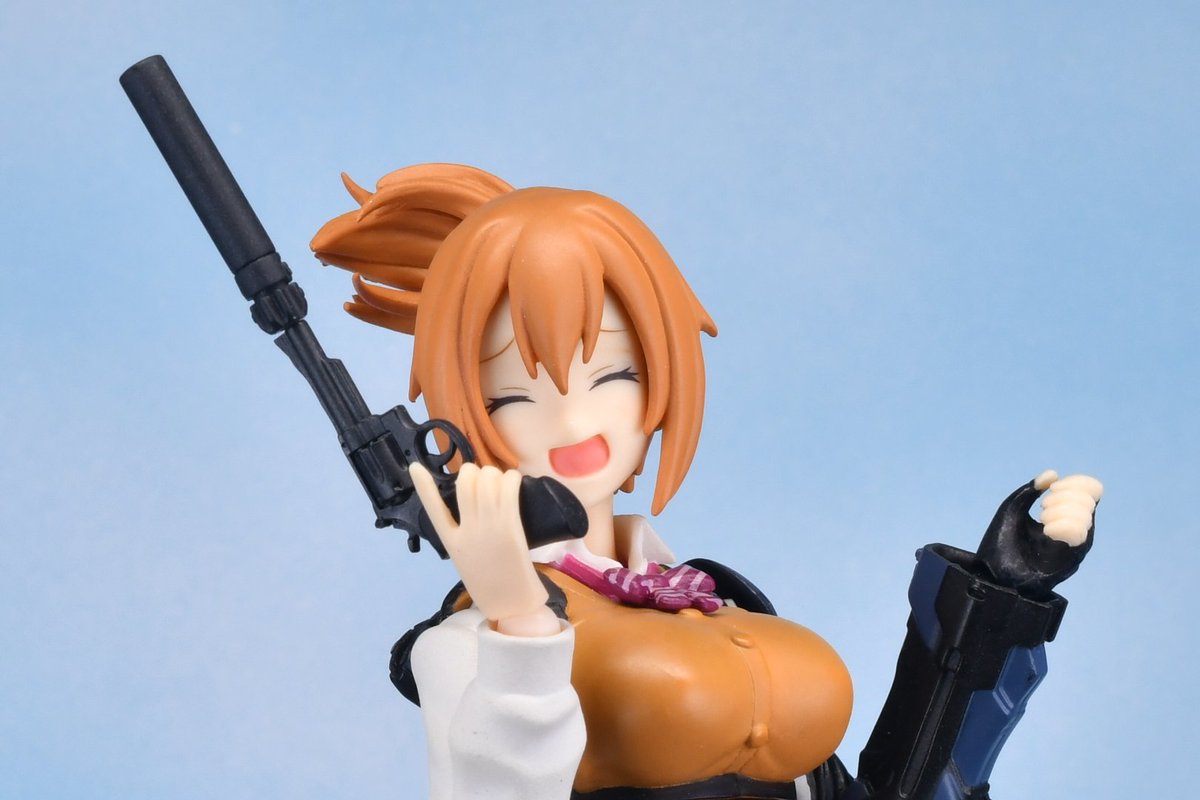 kanabun_etc's tweet photo. #深夜の小武器庫部 
お題「マズルデバイス」
#リトルアーモリーを装備 #ARMSNOTE 
「言いたいことは分かる……」 https://t.co/XRvGSRYXfO