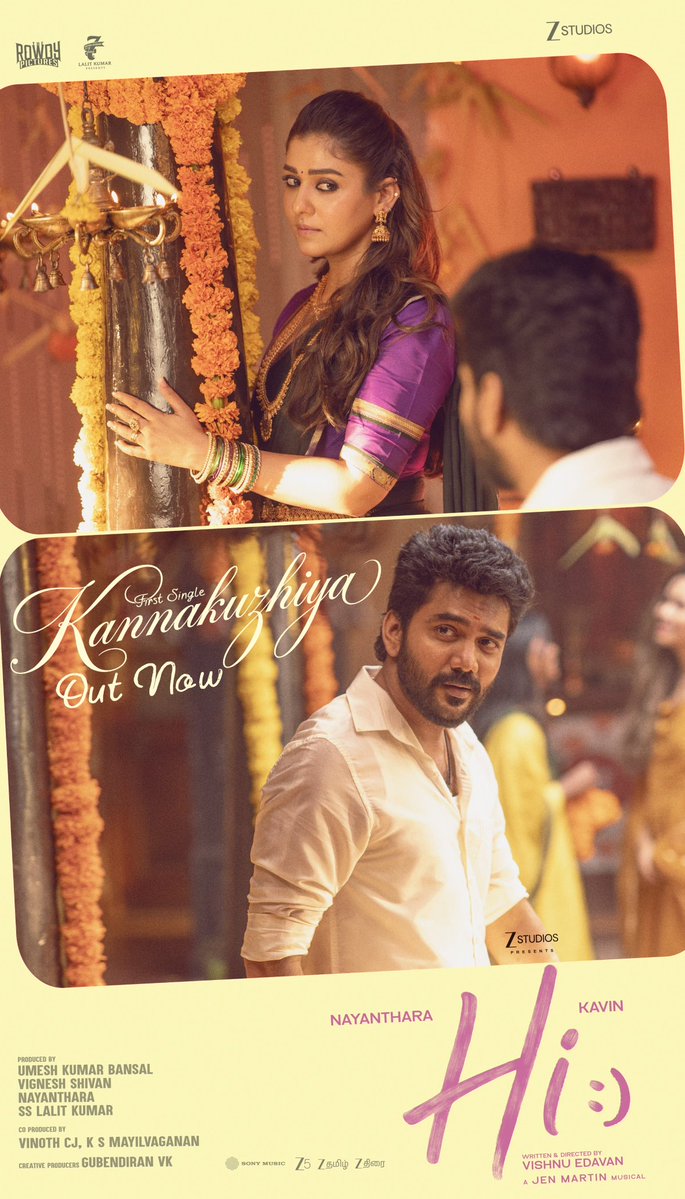 rameshlaus's tweet image. Say Hi :) to your new favourite song ❤️

#Kannukuzhiya is Out Now! 🎶
From #HiMovie

Voiced by @gvprakash ✨
A @JenMartinmusic musical

▶️ Watch Now: youtu.be/XXo-VzYUIjo

#Nayanthara @Kavin_m_0431 @VishnuEdavan1 @ZeeStudios_ @Rowdy_Pictures @7screenstudio #UmeshKrBansal