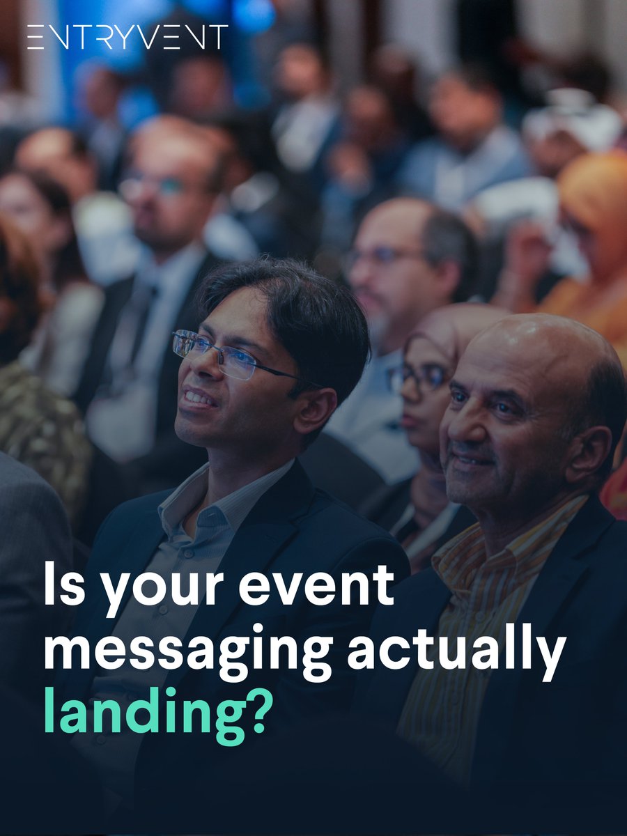 entryvent's tweet photo. Your attendees aren’t ignoring emails; they’re ignoring irrelevant ones.

Generic messages = low engagement.

With Entryvent, send branded, targeted emails at the right time, so they actually get opened.

Better opens. Fewer no-shows.

Start sending emails people want to read. https://t.co/p84KtBsxlo