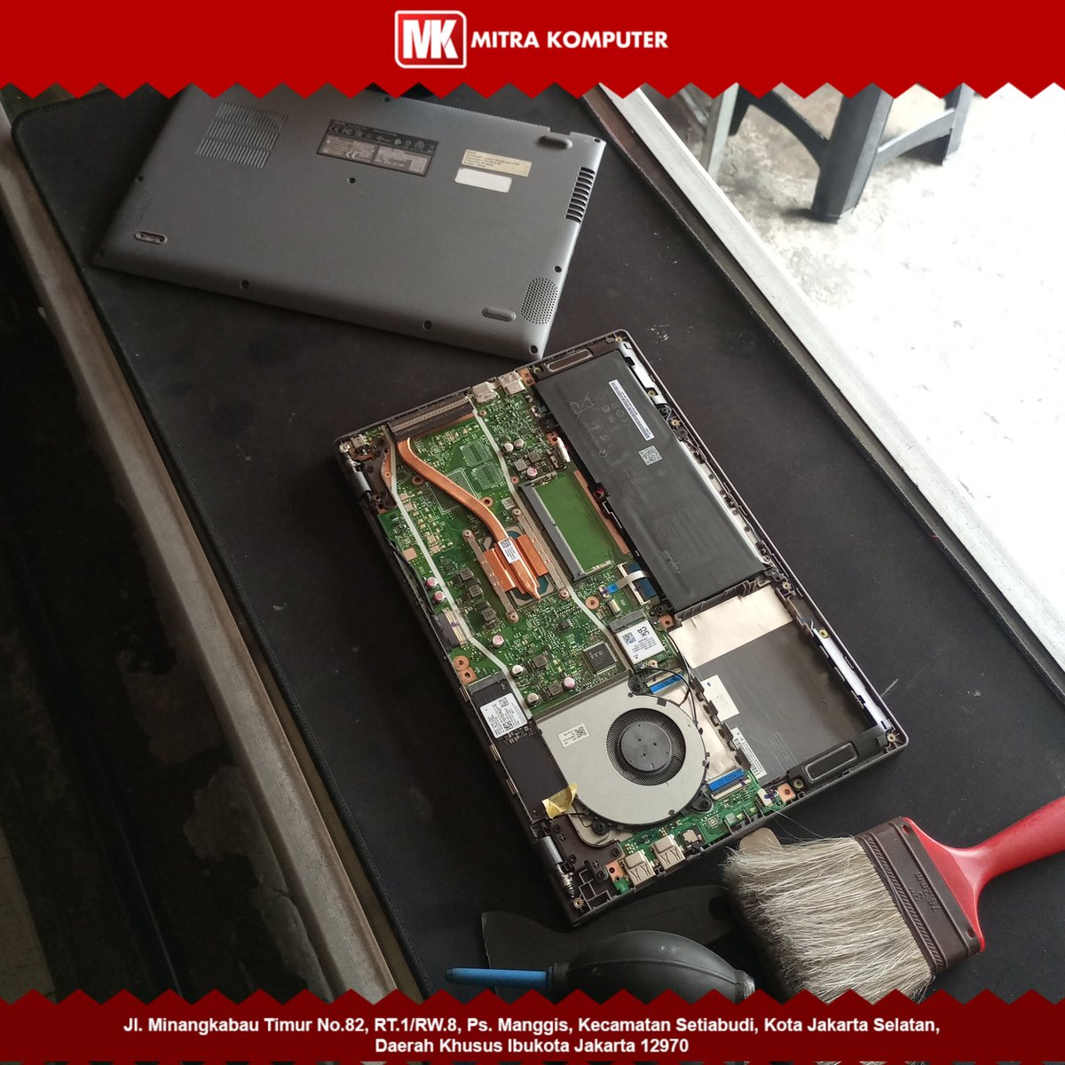 MitraKomOffice's tweet photo. Servis perawatan laptop Asus A416F https://t.co/yx71B0Sh6n