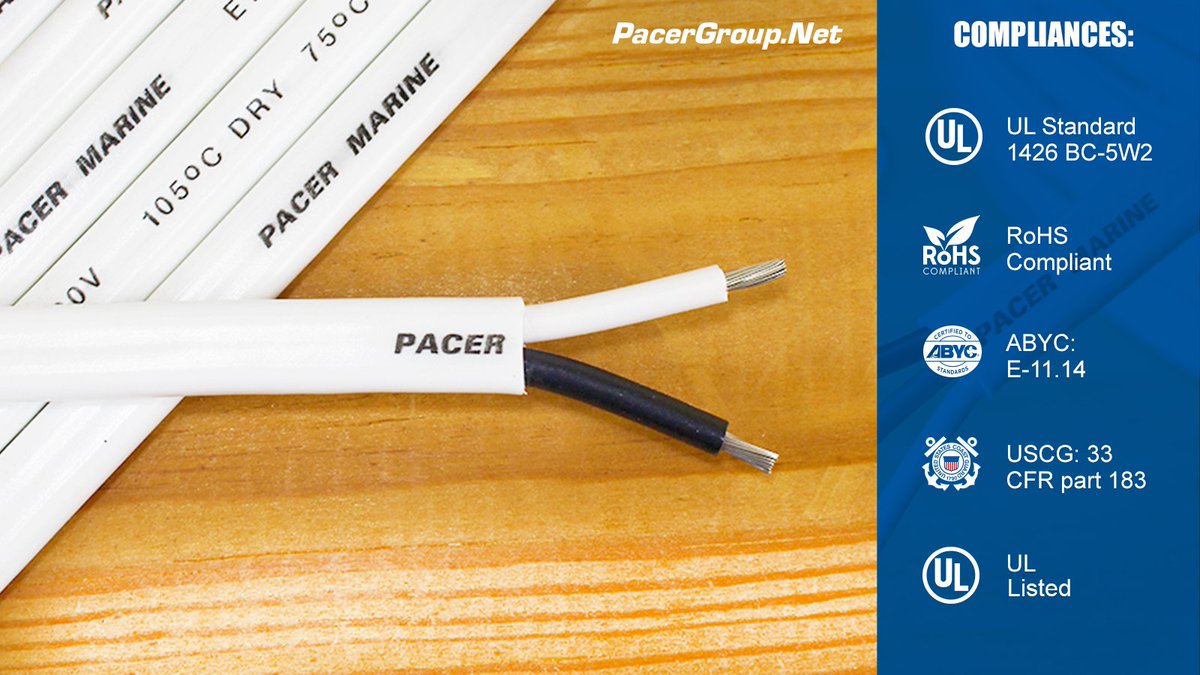 pacergroup's tweet image. We focused on creating a highly flexible boat cable without compromising its durability. 

Pacer flat duplex boat cable is built with corrosion-resistant conductors and durable insulation to withstand the harsh marine environment. 

#TopQuality #MarineElectrical #MarineWiring