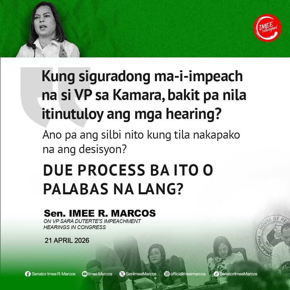 Imee R. Marcos tweet media