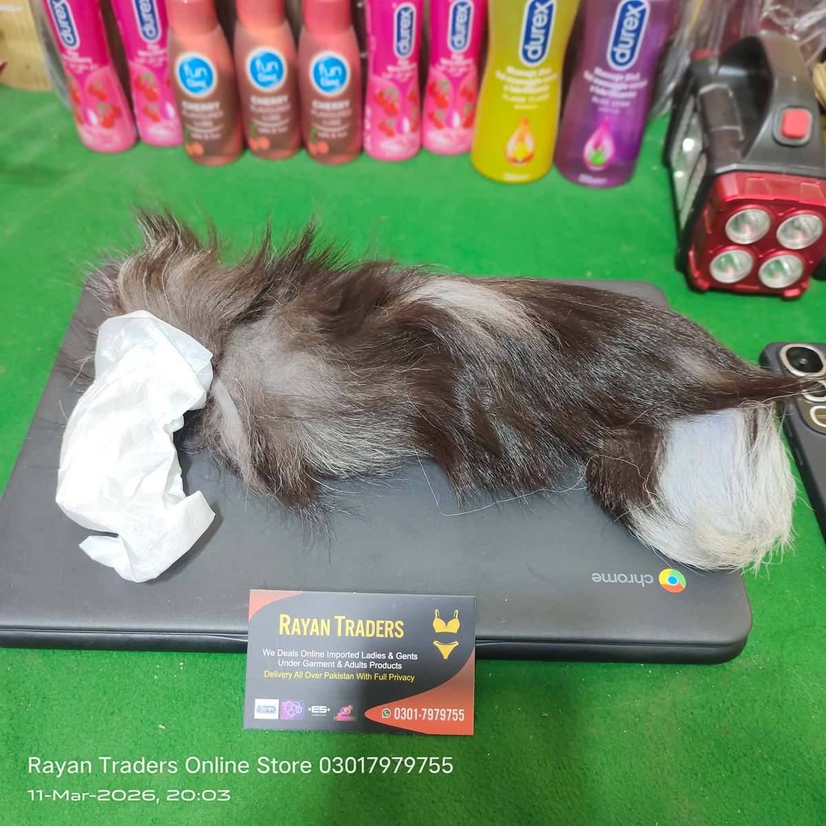 Rayantrader's tweet image. "Official Pics Of Available Products" 

Womens Fox Tail Anal Gspot Stimulation Butt Plugs Available,

Advance Payment Accepted,

Whatsapp For Order booking: 03017979755

#Mens #Womens #Husband #Wife #Housewife #Gays #Lesbian #Bisexual #Panty_Underwear_Wearable #Buttplug #Analplug