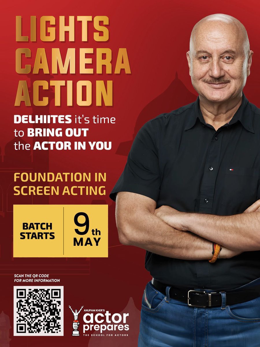 Anupam Kher’s Actor Prepares tweet media