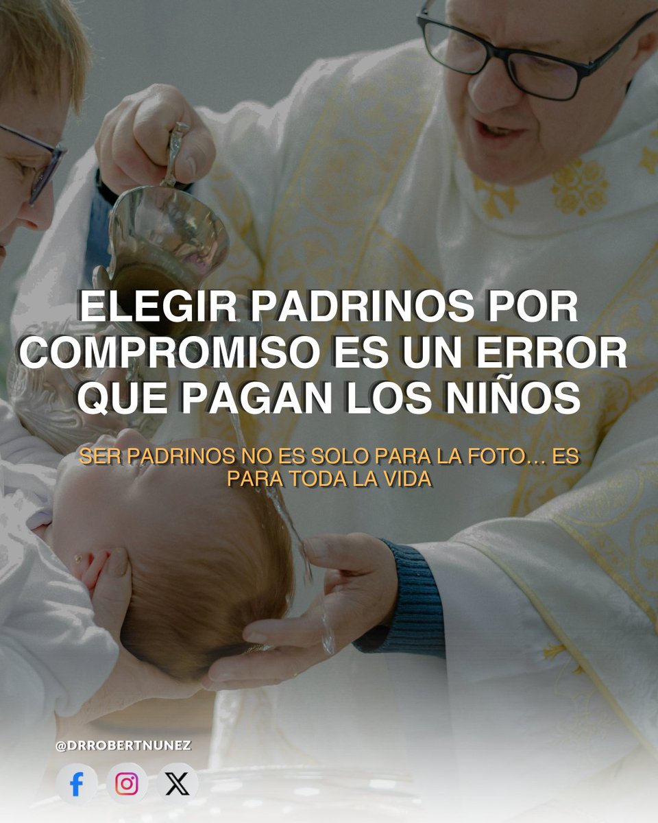 👶💙 El rol de los padrinos y madrinas en la vida de un niño es mucho más importante de lo que muchas veces creemos.

👨‍👩‍👧‍👦 Siempre recomiendo a mamá y papá que elegir padrinos no debe ser una decisión apresurada ni influenciada por compromisos sociales, presiones familiares o