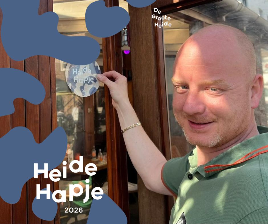 Ook de Citybar in Budel doet mee met het Heidehapje!
Te koop in de VVV.