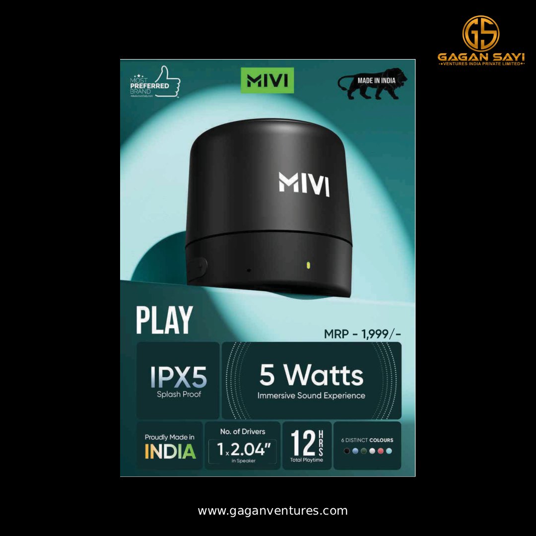 gaganventures's tweet image. Corporate Gifting Redefined with Smart Sound Systems
gaganventures.com
#CorporateGifting #BluetoothSpeaker #SoundSystem #TechGifts #CorporateGiftsIndia #BusinessGifting #PremiumGifts #CustomGifting #BulkOrders