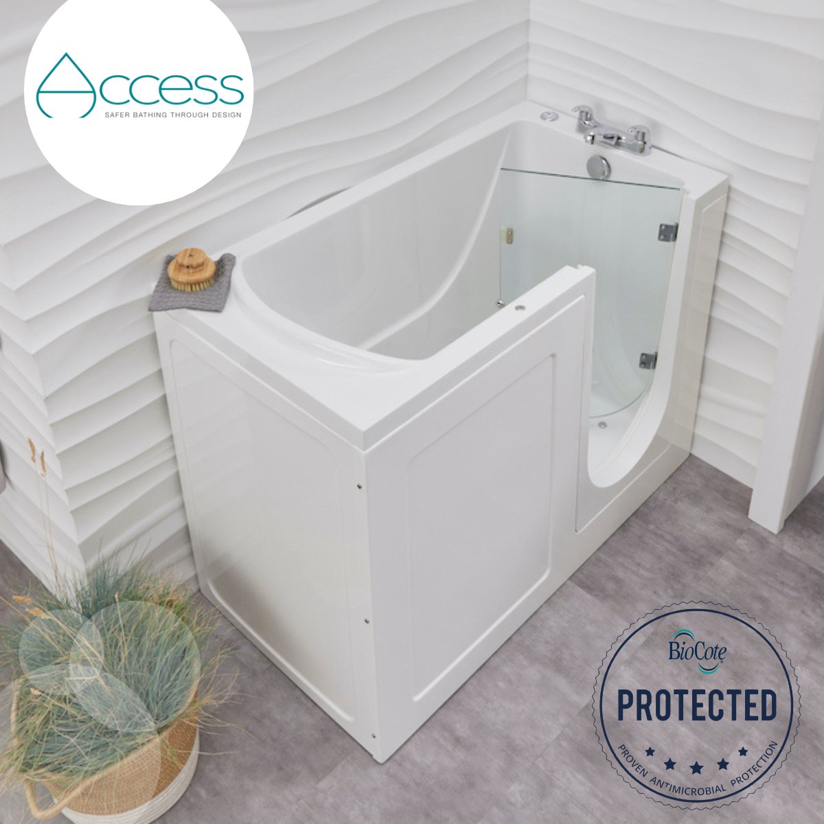 AccessWIBaths's tweet image. Access offers the only walk-in baths with built-in BioCote® antimicrobial protection.
A practical hygiene advantage for accessible bathroom projects.

accesswalkinbaths.com

#BioCote #AccessibleBathing #InfectionControl