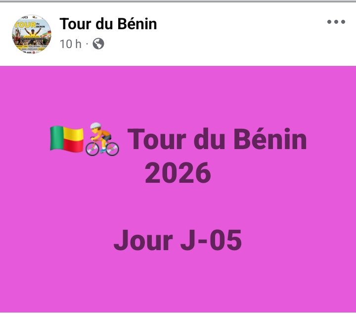 hemjp30's tweet image. 🇧🇯🚴 Tour du Bénin 2026 

C'est déjà à votre porte 

Le Cyclisme pour faire parler le Bénin 

#UCI  #Cyclisme