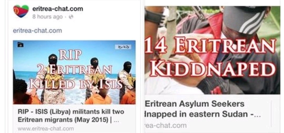 KidaneAida's tweet photo. @eritrean_post @hawelti @saayEritrea @SetitMedia @Meskerem_net @TsehayeAwet @Prof_Awet @AuetMelache @shabait Is first time. When thousands were tortured and died, no Eritrea embassy cared. When other nationalities were visited by embassies, no luck for Eritreans.
When slaughtered in 2015 no response. https://t.co/Ttn3ykCtt5