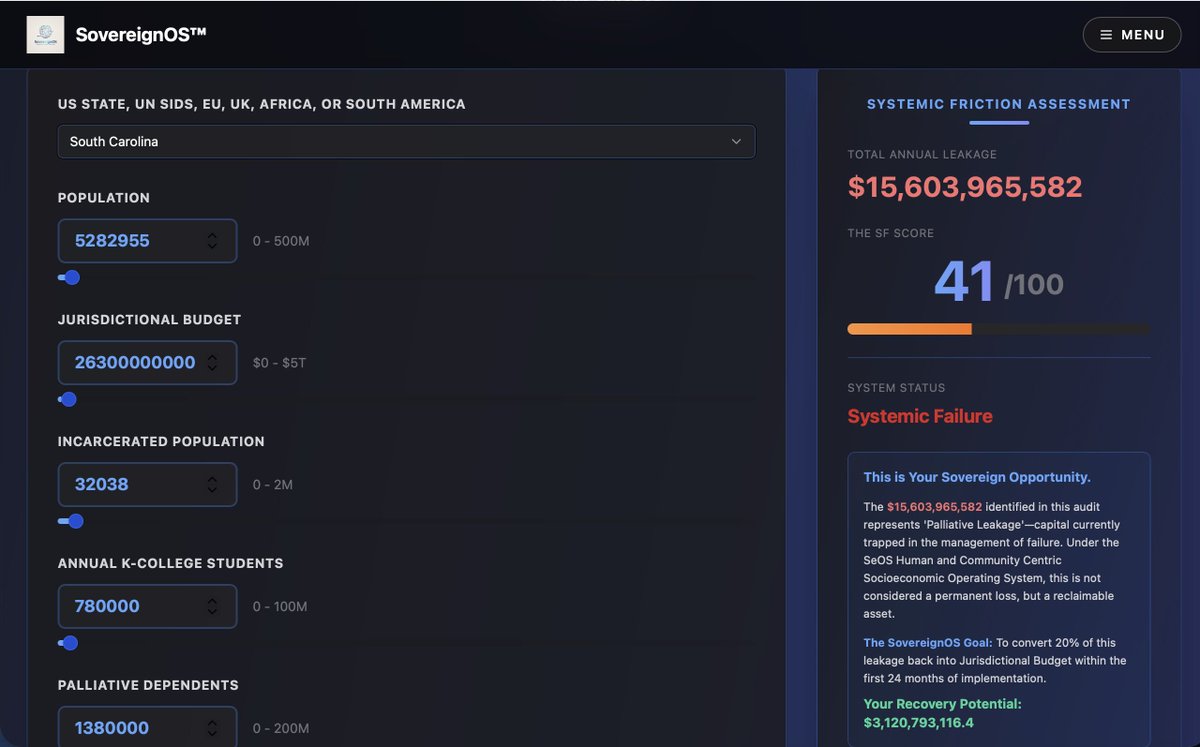 South Carolina, our state has a problem. We do not have time to waste even more money on studies and identifying problems, we know what they are. The focus MUST be on fixing them. Our Systemic Friction Score is dire. Time to stop the insanity - watch the video