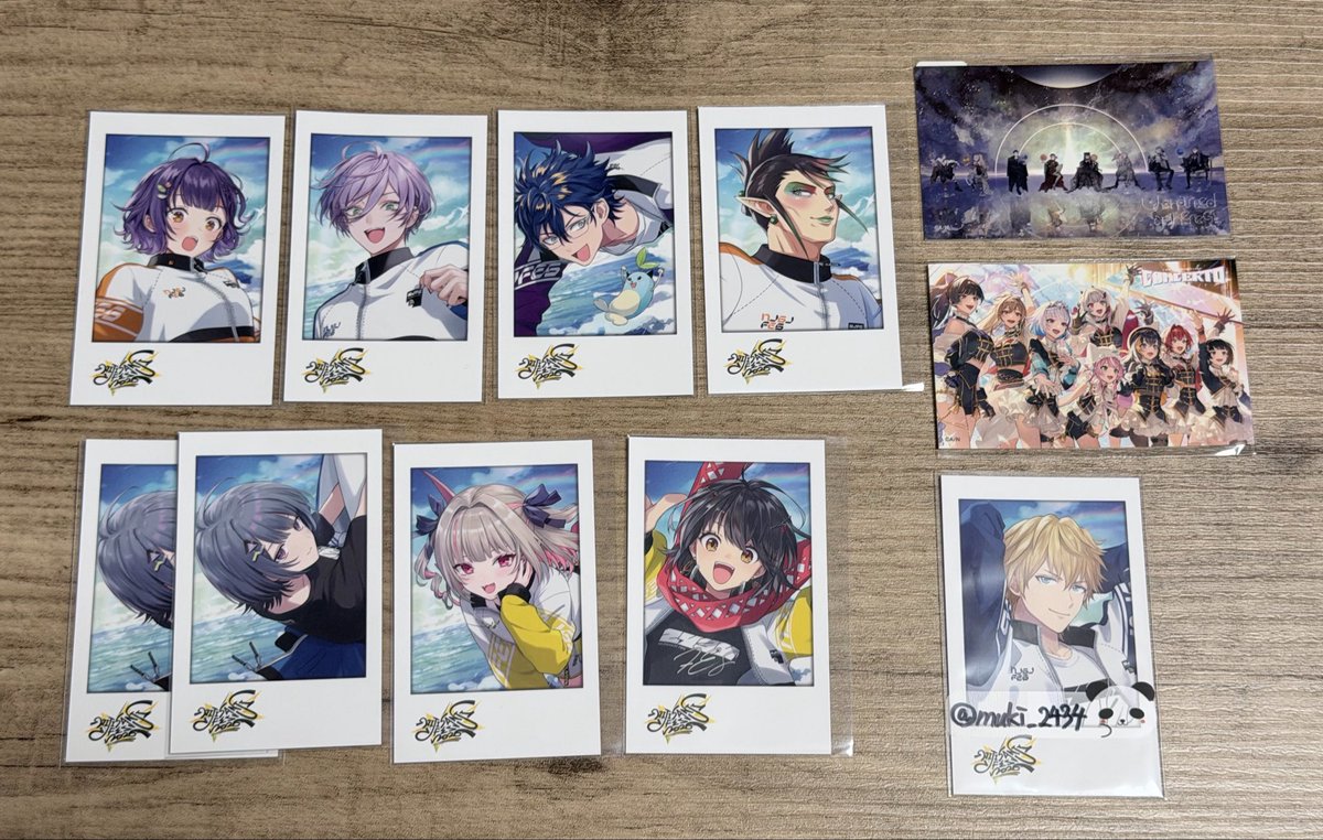 muki2434's tweet photo. 【交換】にじフェス2026 ランダムチェキ風カード

(譲)画像のもの
(求)idついているカードの方

︎︎⟡郵送希望(同日発送)
︎︎⟡複数交換して下さる方優先
︎︎⟡🚺n:1可能
︎︎⟡特典2:1

お気軽にお声掛けください。 https://t.co/F91i6zXEqX