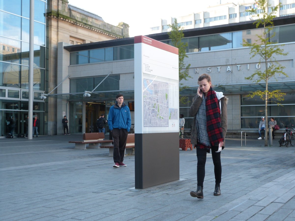 TrueformGroup's tweet image. Trueform’s Aberdeen totems transform city #wayfinding, 54 vibrant units improving navigation &amp;amp; enhancing the public realm across the city centre.
Delivered with @Aberdeenshire , combining premium materials with clear, durable design.
trueform-signage.com/aberdeen-case-…
#SignageSolutions