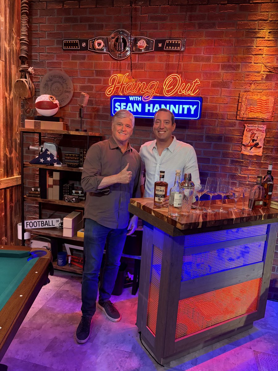 seanhannity's tweet image. Sean sits down with NASCAR champion Kyle Busch on Hang Out with Sean Hannity. Watch now on YouTube or Spotify. Link in bio.