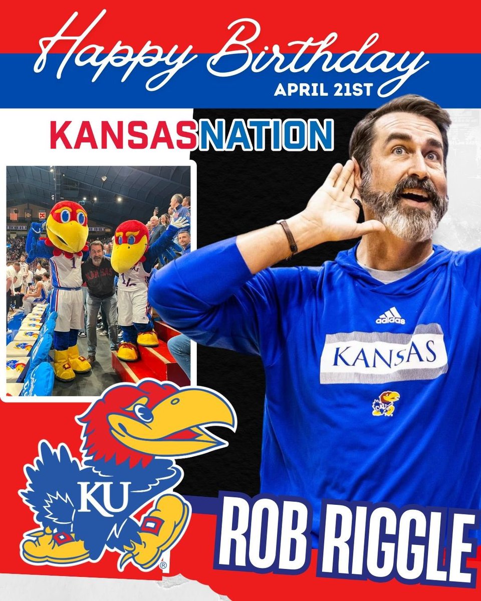 thekansasnation's tweet photo. Happy Birthday to Kansas native and class of ‘92 graduate, Rob Riggle! #rockchalk #jayhawks #robriggle https://t.co/T3SuPxTN7K